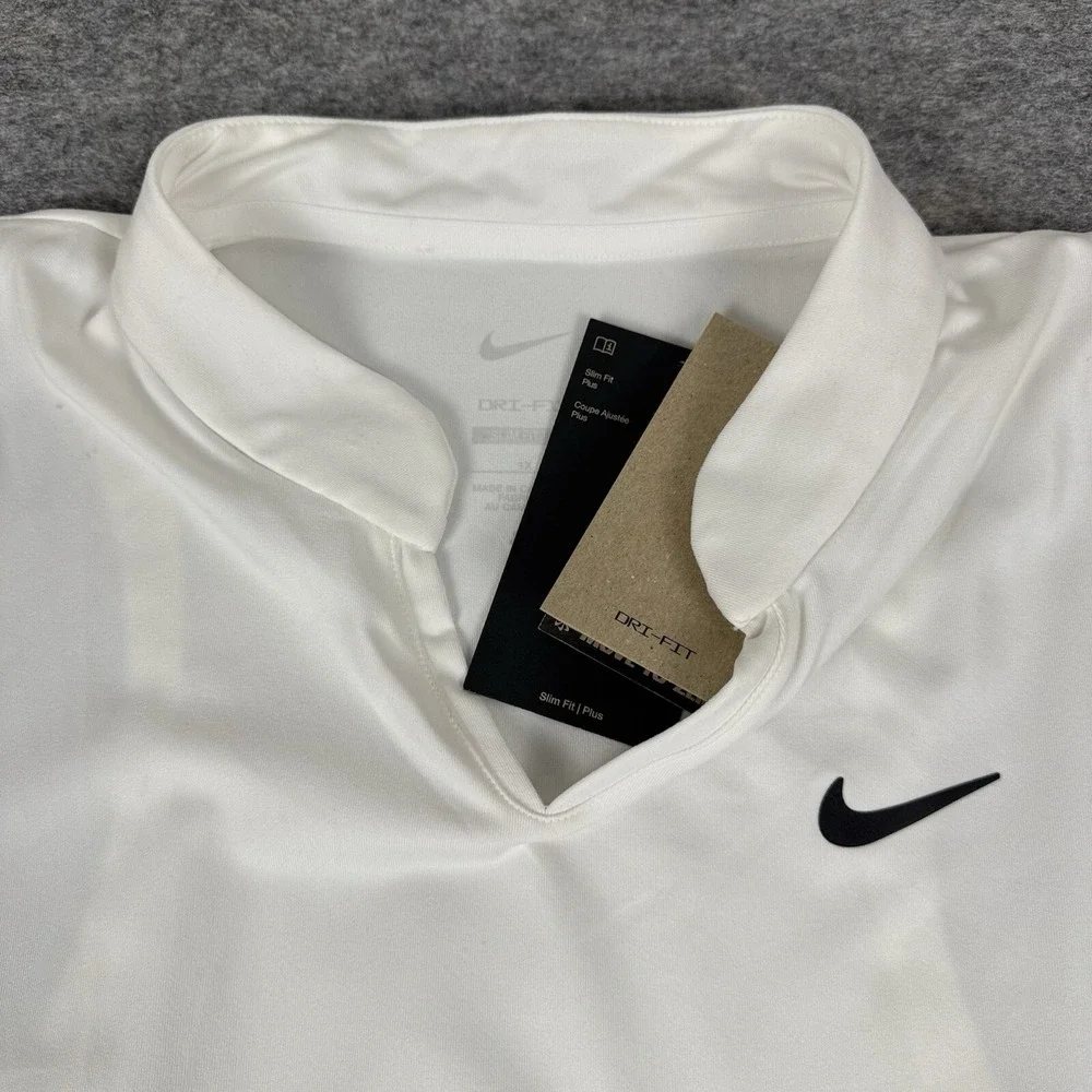 Nike Court Dri Fit Victory Tennis Dress White DD8732-100 Womens Plus 1X *